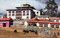 Tengboche Monastery, the best monastery in Khumbu valley Royalty Free Stock Photo