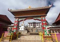 Tengboche Monastery Khumbu stupa Nepal buddhism Royalty Free Stock Photo