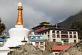 Tengboche Monastery Khumbu stupa Nepal buddhism Royalty Free Stock Photo