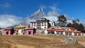 Tengboche Monastery Khumbu valley Nepal Himalayas Royalty Free Stock Photo