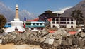 Tengboche Monastery, the best monastery in Khumbu valley Royalty Free Stock Photo