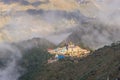 Tengboche monastery and village Royalty Free Stock Photo