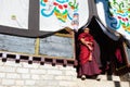 The monks during the Mani Rimdu festival in Tengboche Monastery, Nepal