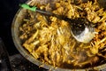 Tengkleng kambing or goat tengkleng is a kind of soup with the main ingredient of goat bones. tengkleng like curry with goat bone