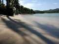 Tengor Bay Beach, Tanggamus Royalty Free Stock Photo