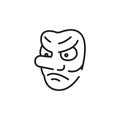 Tengu mask icon Royalty Free Stock Photo