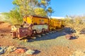 Tennant Creek mine mineral wagon Royalty Free Stock Photo