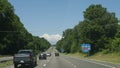 Tennessee Highway 40 West, beautiful scenic day with blue skies