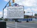 Tennessee Historical Marker Royalty Free Stock Photo