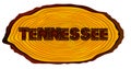Tennessee Log Sign