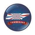 Tennessee map button. Vector illustration decorative design