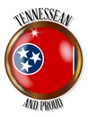 Tennessee Proud Flag Button
