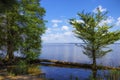 Tennessee River View from Shoreline in Mississippi Royalty Free Stock Photo