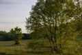 Evening sunlight in Tennessee rural country landscapes