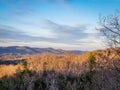 Tennessee Smokey Mountains Morning view Royalty Free Stock Photo