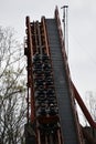 Tennessee Tornado roller coaster at Dollywood theme park in Sevierville, Tennessee Royalty Free Stock Photo