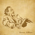 Tennessee Williams Digital Hand drawn Illustration