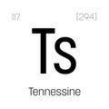 Tennessine, Ts, periodic table element