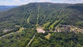 Tenney Mountain aerial view, Plymouth, NH, USA