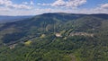 Tenney Mountain aerial view, Plymouth, NH, USA