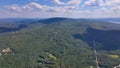 Tenney Mountain aerial view, Plymouth, NH, USA