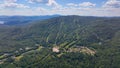 Tenney Mountain aerial view, Plymouth, NH, USA