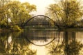 Tenney Park Bridge Royalty Free Stock Photo