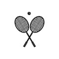 Tennis icon Royalty Free Stock Photo