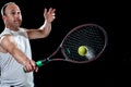 Tennis Action Royalty Free Stock Photo