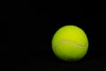 Tennis Ball Black Background 1 Royalty Free Stock Photo