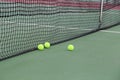 Tennis ball on the court