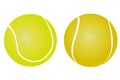 Tennis ball icon set on white background Royalty Free Stock Photo