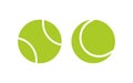 Tennis ball icon. Sport game symbol. Sign fitness vector Royalty Free Stock Photo