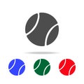 Tennis ball icons. Elements of sport element in multi colored icons. Premium quality graphic design icon. Simple icon for Royalty Free Stock Photo