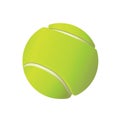 Tennis Ball Illustration on White Background Royalty Free Stock Photo