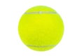 Tennis ball isolated isolated on white background. Royalty Free Stock Photo