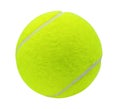 Tennis ball isolated on white background with clipping path Royalty Free Stock Photo