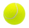 tennis ball isolated on white background with clipping path,Closeup Royalty Free Stock Photo