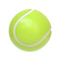 Tennis ball isolated on white background Royalty Free Stock Photo