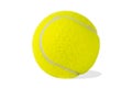 Tennis Ball Isolated On White Royalty Free Stock Photo