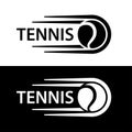 Tennis ball motion line symbol