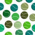Tennis ball Seamless Pattern, Green Tennis Ball Seamless Pattern Royalty Free Stock Photo