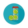 tennis ball sport icon Royalty Free Stock Photo