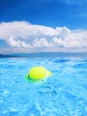 Tennis Ball Swimming Pool, Summer Royalty Free Stock Photo