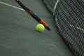 Tennis Ball and Tennis Racket