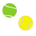 Tennis ball (vector) Royalty Free Stock Photo