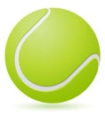 Tennis ball vector illustration Royalty Free Stock Photo