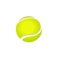 Tennis ball vector logo icon Royalty Free Stock Photo