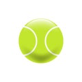 Tennis ball on a white background, Vector