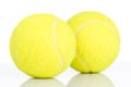 Tennis Ball in White backhground Royalty Free Stock Photo